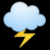 :nube con rayo: