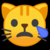 :cara de gato llorando: