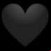 :corazón negro: