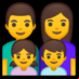 :familia: hombre, mujer, niña, niño: