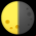 :luna en cuarto menguante: