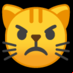 :gato que pone mala cara: