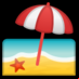 :playa y sombrilla: