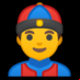 :hombre con gorro chino: