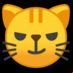 :cara de gato con sonrisa irónica: