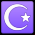 :media luna y estrella: