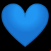 :corazón azul: