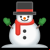 :muñeco de nieve: