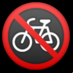 :bicicletas prohibidas: