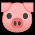 :cara de cerdo: