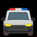 :coche de policía aproximándose: