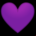 :corazón violeta: