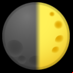 :luna en cuarto creciente: