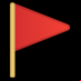 :bandera triangular: