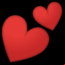 :dos corazones: