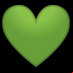 :corazón verde: