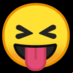:cara con la lengua fuera y los ojos entrecerrados: