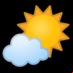 :sol detrás de una nube pequeña: