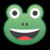 :cara de rana: