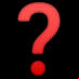 :interrogación roja: