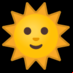 :sol con cara: