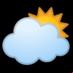 :sol detrás de una nube grande: